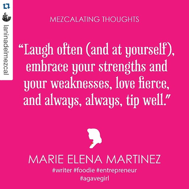 I love my friend @laninadelmezcal for this! You rock girlie girl! In between five course meals, flights, and our multiple attempts to take over the world Marie Elena Martinez (@mariesworld) and I finally coincided in the same city, if only for a couple of hours, and met for dinner at one of my favorite restaurants in DF: Chef Justin Ermini’s Anatol. One decadent gin and tonic and one La Nina del Mezcal guanabana cocktail later, we exchange laughs and news about our travels and plans for the future. She tells me about her newest culinary venture: Puerto Rico Meets NYC, and I tell her about my plans for our newly released #Bacanora... (Link in profile) #agavegirl #foodies #entrepreneur #writer #inspiration