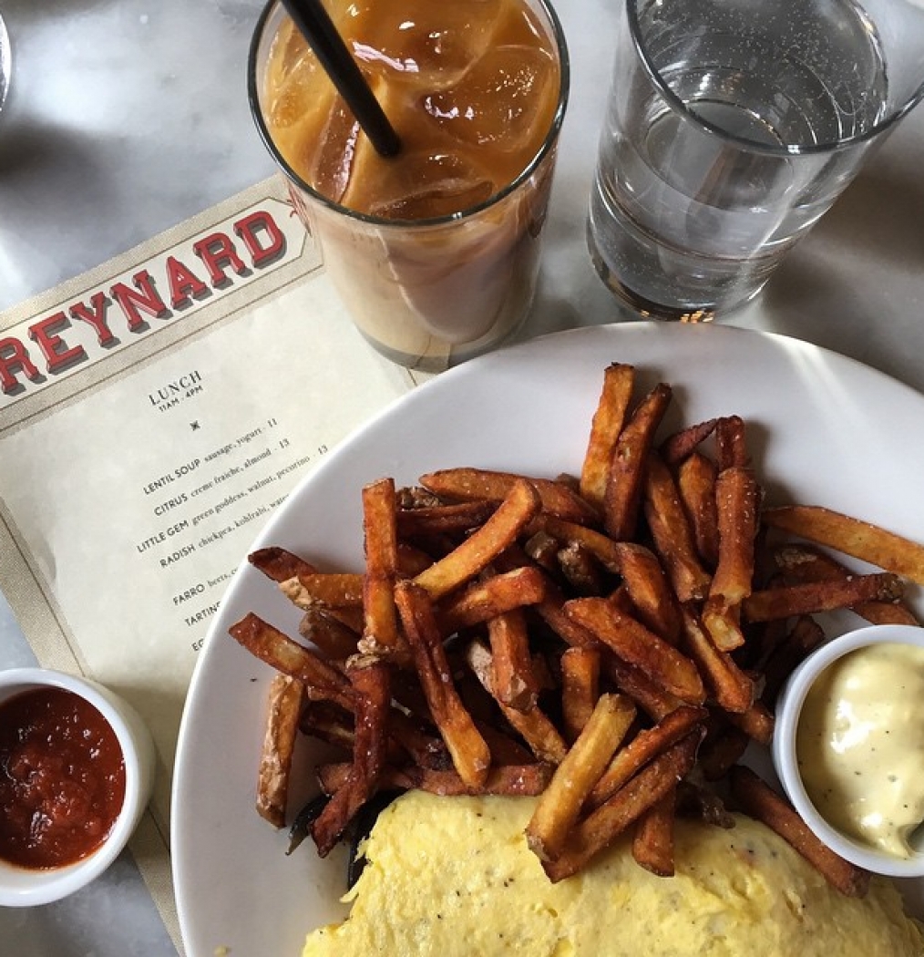 The start of a great friendship. Stay tuned… Cc: @wythehotel #reynard #brooklyn #willamsburg #restaurants #hotels #food #foodporn #spacesilove #spaces #lunch #EEEEEATS