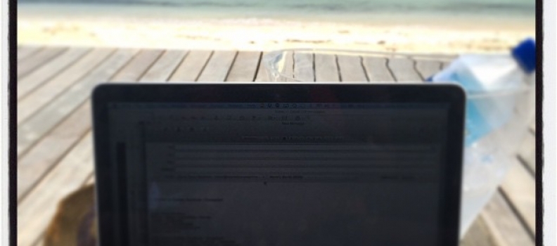 #workin #officespace #beachfront #sorrynotsorry #travel #playa #mynow #dayinthelife