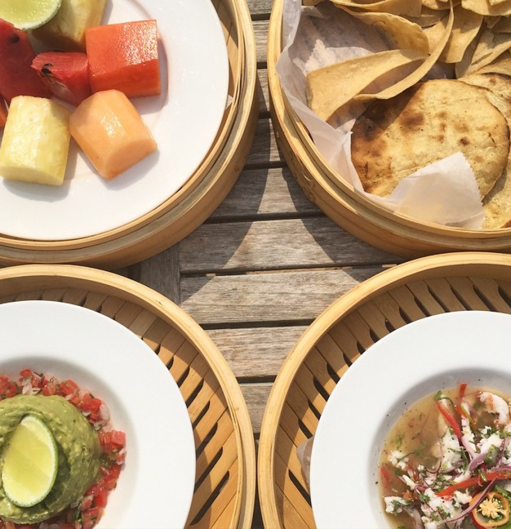 Beach picnic, Mexico style. #lunch #playa #travel #food #mexico #mmmmm #porfavor