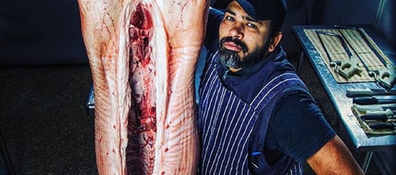 This dude, @pedroalcor of @alcorfoods_inc, is THE butcher of the Caribbean. And he is cooking on Friday with THE coolest chef in Harlem @chefjj at @thececilharlem. Do YOU HAVE TIX? I do…. Www.meetsnyc.com  #Repost @meetsnyc.・・・Chef Pedro Alvarez is ready for #PRMNYC, are you?!?!? #charcuterie #butcher #MEAT #festival #party #puertorico #sanjuan #food #drink  #chefs #restaurants #events #nyc #prmeetsnyc #mofongo #caribbean #island #boriqua #nuyorican #latin #latino #latam #rican #dinner #meetsnyc #travel #culinary