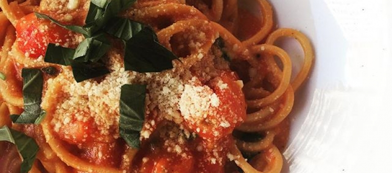 #stillworking #dinner #spaghetti #perfection #marinara #eeeeeats #foodporn #food #nyc #thefourth #italian #simple #classic #hyatt