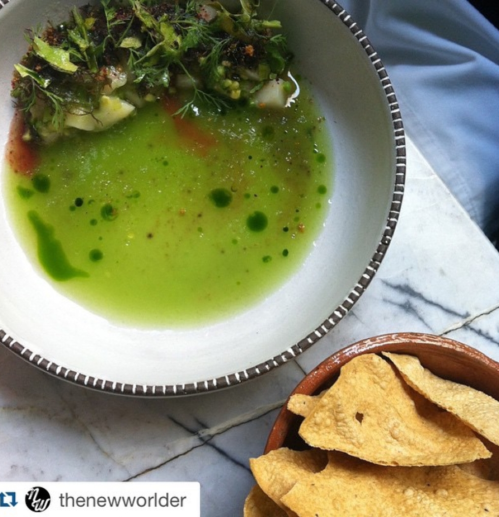 #Repost from @thenewworlder.・・・Mexico City is enjoying a culinary revolution. Two of its chefs — Enrique Olvera of Pujol + Jorge Vallejo of Quintonil (photo above) — landed on the The World's 50 Best Restaurants, plus there is an abundance of talent working in DF and we'll be following all, including Lalo of Maximo Bistrot Local, Chef Edgar Nùñez Magaña of Sud Pedregal, Chef Pablo Salas of Amaranta, Martha Ortiz / Dulce Patria, Elena Reygandas at Rosetta, and the team of Israel Montero + Alfredo Chavez at Kaah Siis, to name just a few… #Mexico #Mexican #mexicanfood #mexicocity #latam #latam50 #worlds50best #50best #food #foodporn #instafood #culinary #df #restaurants #altacocina #newworlder #foodie #comingsoon