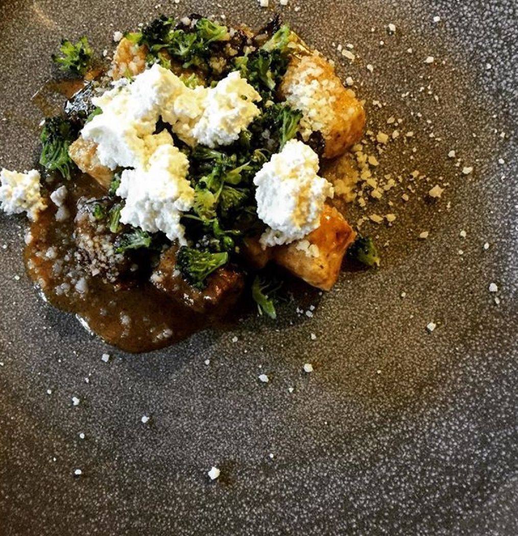 Beef Tongue + Broccoli Gnocchi @ruckergabriel's @lepigeonpdx. #PDX #portland #restaurants #chefscounter #dinner #eeeeeats #feastpdx #stopicant