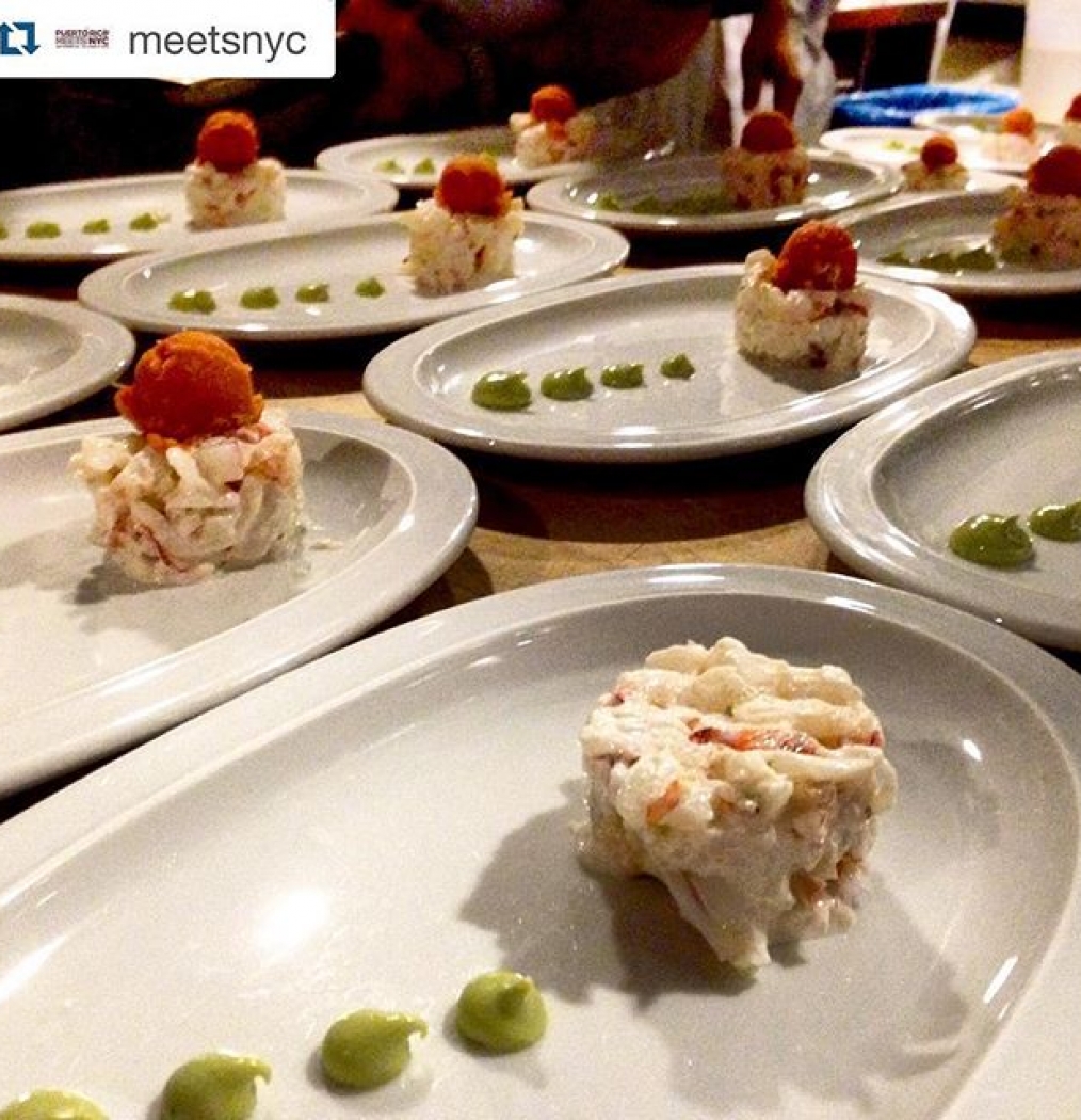 #Repost @meetsnyc with @repostapp.・・・On to dine with Chef Mario Pagan @chefmariopagan at @botequim_nyc! Shrimp cocktail – horseradish dressing, tomato sorbet and avocado #PRMNYC #MEETSNYC #finedining #chef #foodie #nyc #puertorico #chefdinner #chefcollaboration #nuyorican