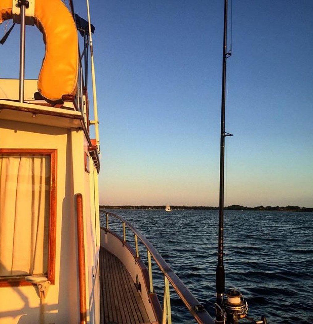 A very good day indeed. #montauk #sunset #onthewater #summer #goodcompany