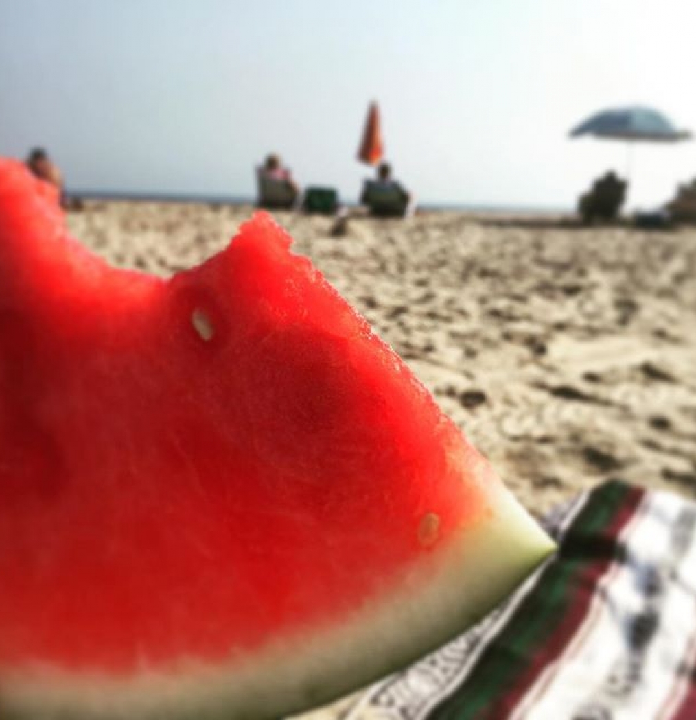 Happiness is. #montauk #beachlife #watermelon #summerpleasedontend