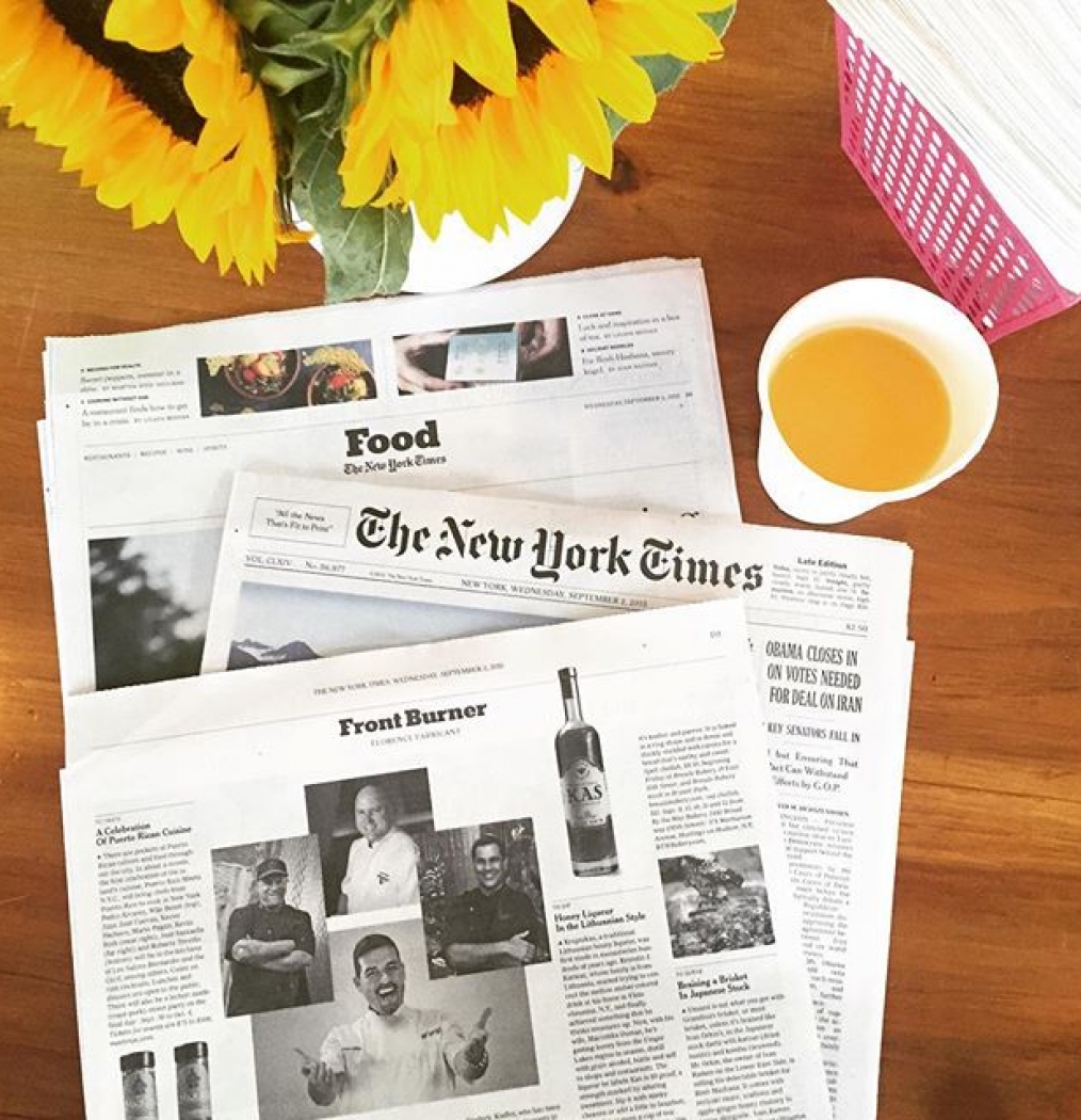 Good morning, indeed! @meetsnyc featured in #FloFab's Front Burner section of the @nytimes #food section today! My publicists are rock stars!! As are the chefs!! #prmnyc #puertorico #nyc #events #culinary #mynow #ecstatic #happyjoy #media #Meetsnyc #goodmorning TICKETS ON SALE AT: www.meetsnyc.com