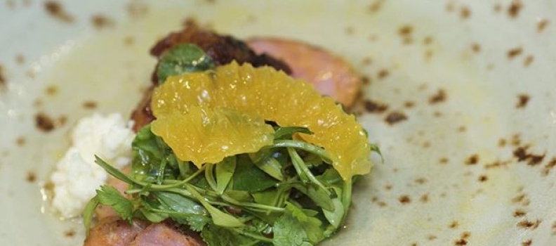 Longaniza Carpaccio by @pedroalcor of @alcorfoods_inc during his dinner w/ @chefjj at @thececilharlem. #fbf #puertorico #PRMNYC #chefdinner #behindthescenes #chefs #finedining #instafood #food #foodporn #porktrafficker #sausage #nyc #events