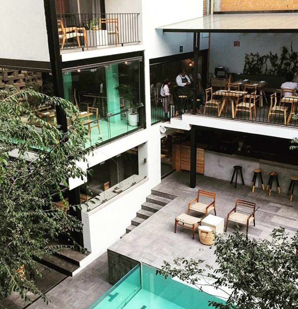 Home away… At the new, design gorgeous @hotelcarlotamx. #mexicocity #wow #design #architecture #hotels #modern #mexico #spacesilove #travel #latam #happinessismexicocity #cuauhtemoc