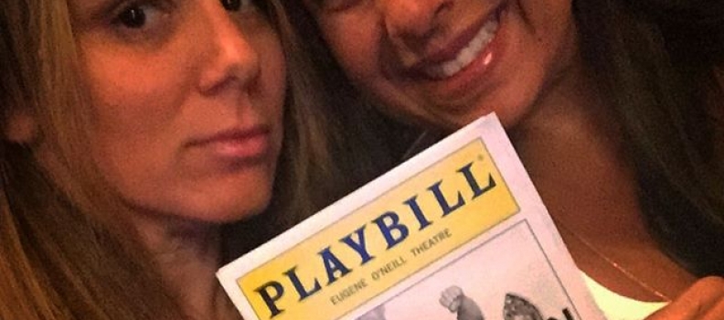 How have we NOT seen this until now?!? #bookofmormon #manup #bff #girlsnight #nyc #broadway #musicals #lovingit #saltlakecity #lifelongfriendclub #davret #sketerete #yesimtotallyonatheaterkick