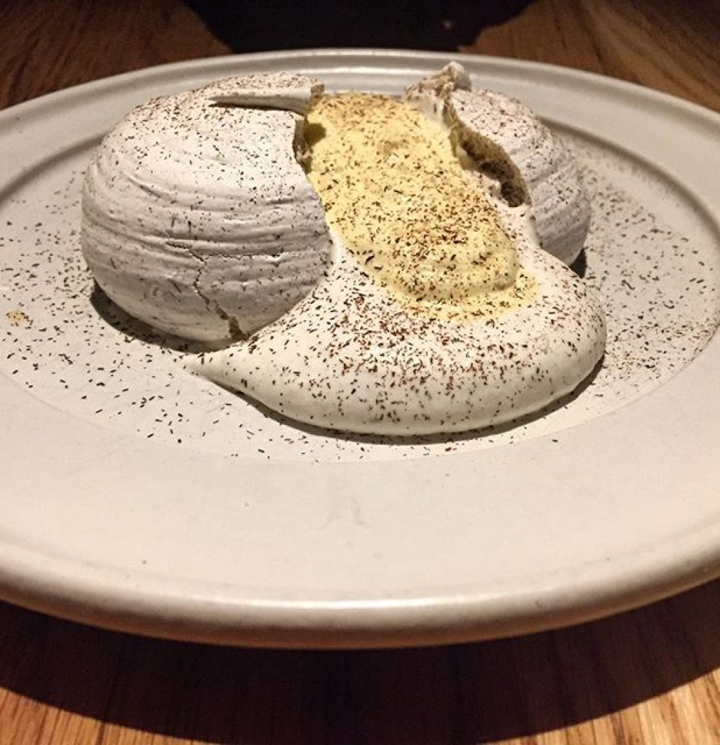 A strong finish is essential. #dessert #cornhuskmeringue #doubleentendre #eeeeeats #food #mexican #restaurants #nyc #latam50best #foodgasm #rachaelsfirsttime #foodandsex #sexandfood