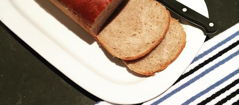 When the amazing @rachael_pack swings by to bring you a loaf of her fresh baked cinnamon #bread….swoon. ️️ #carbs #love