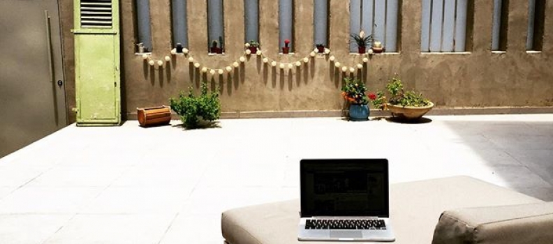 Office Tel Aviv = Ilana's Patio. #amazing #telaviv #israel #ilanaisawesome #howisummer #workinghard #spacesilove #oldfriendsbestfriends